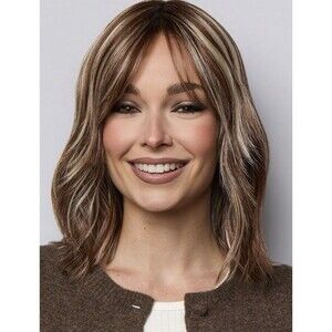 Rene of Paris Smooth Wavez HF Synthetic Wig Color snowy umber Lace Front